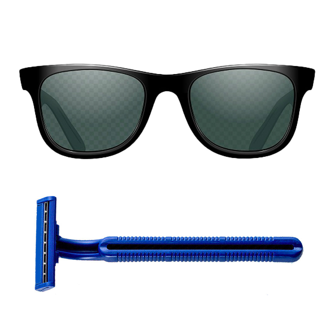 Free - Preparation Kit (razor + safety glasses)